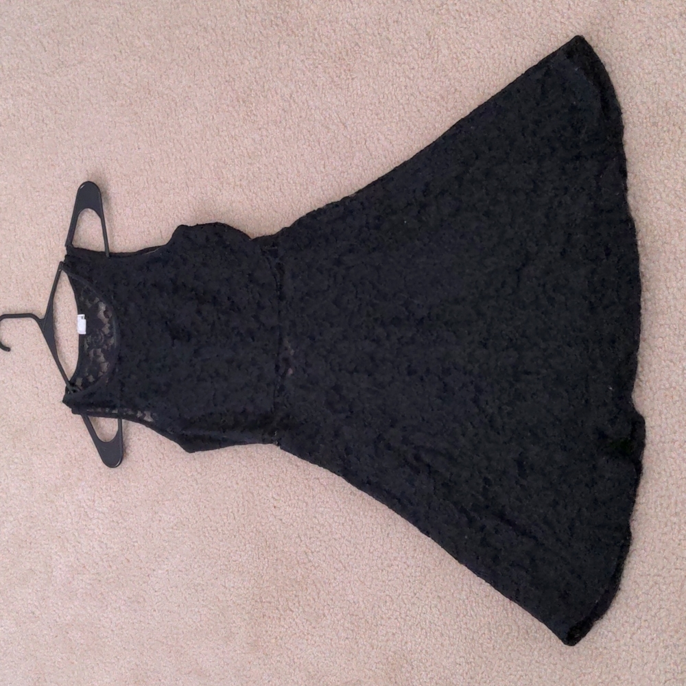 GARAGE black Lacy Dress